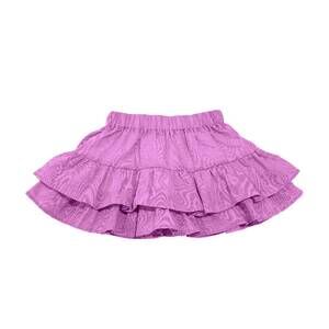 NEW LITTLE OLIN kids ruffle textured skort in fuchsia